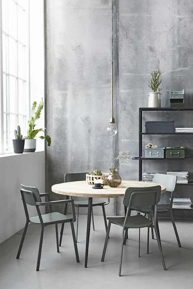 House Doctor Club runde spisebord jern