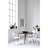 House Doctor Club ronde eettafel zwart hout ijzer House Doctor Club ronde eettafel zwart hout ijzer