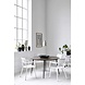 Club round dining table black wood iron Club round dining table black wood iron