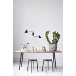 House Doctor Club eettafel hout ijzer