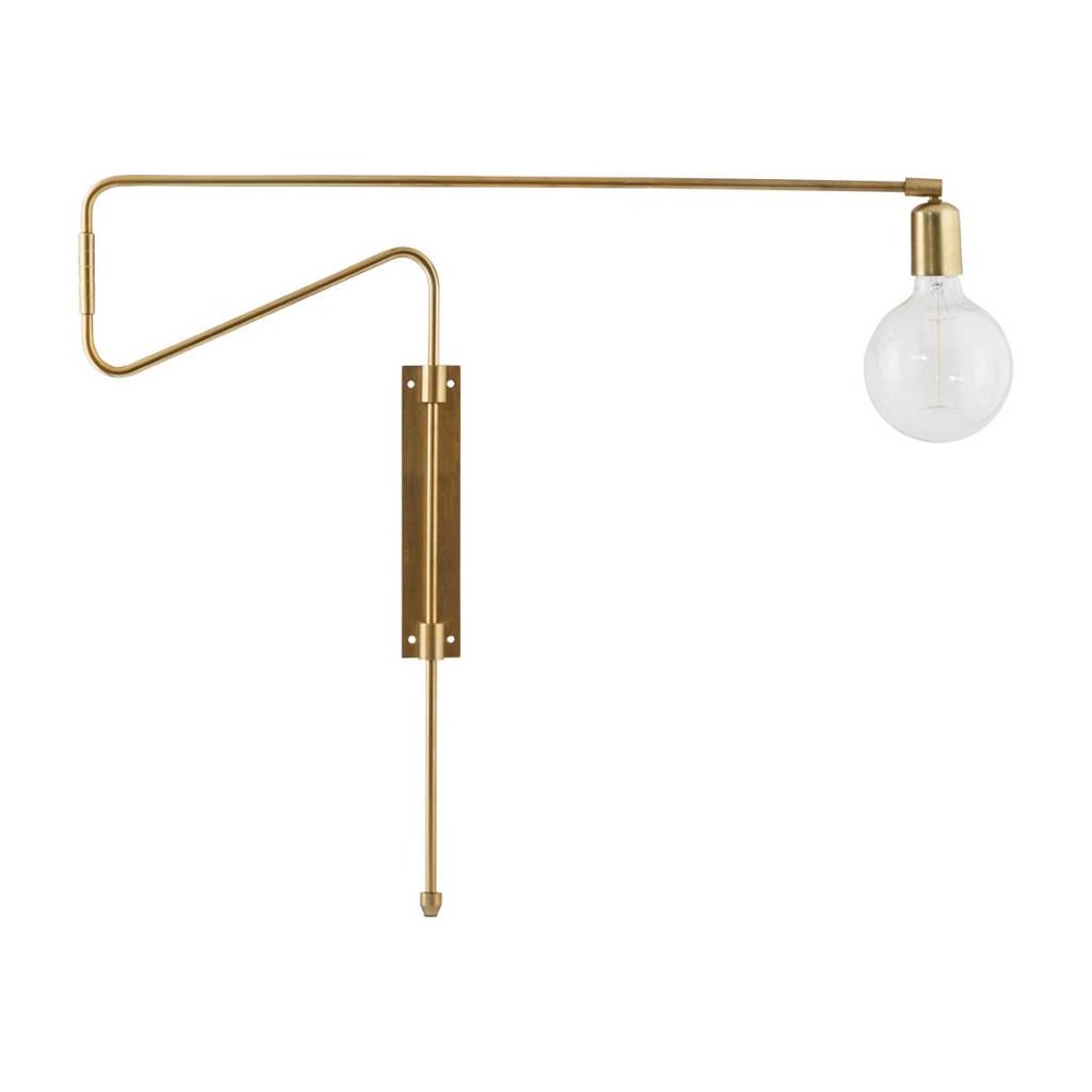 House Doctor Swing wandlamp messing ijzer verstelbaar House Doctor Swing wandlamp messing ijzer verstelbaar