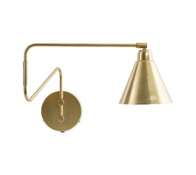 House Doctor Game wandlamp messing ijzer House Doctor Game wandlamp messing ijzer