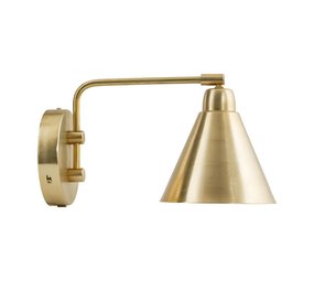House Doctor Spiel Messing Wandlampe Eisen