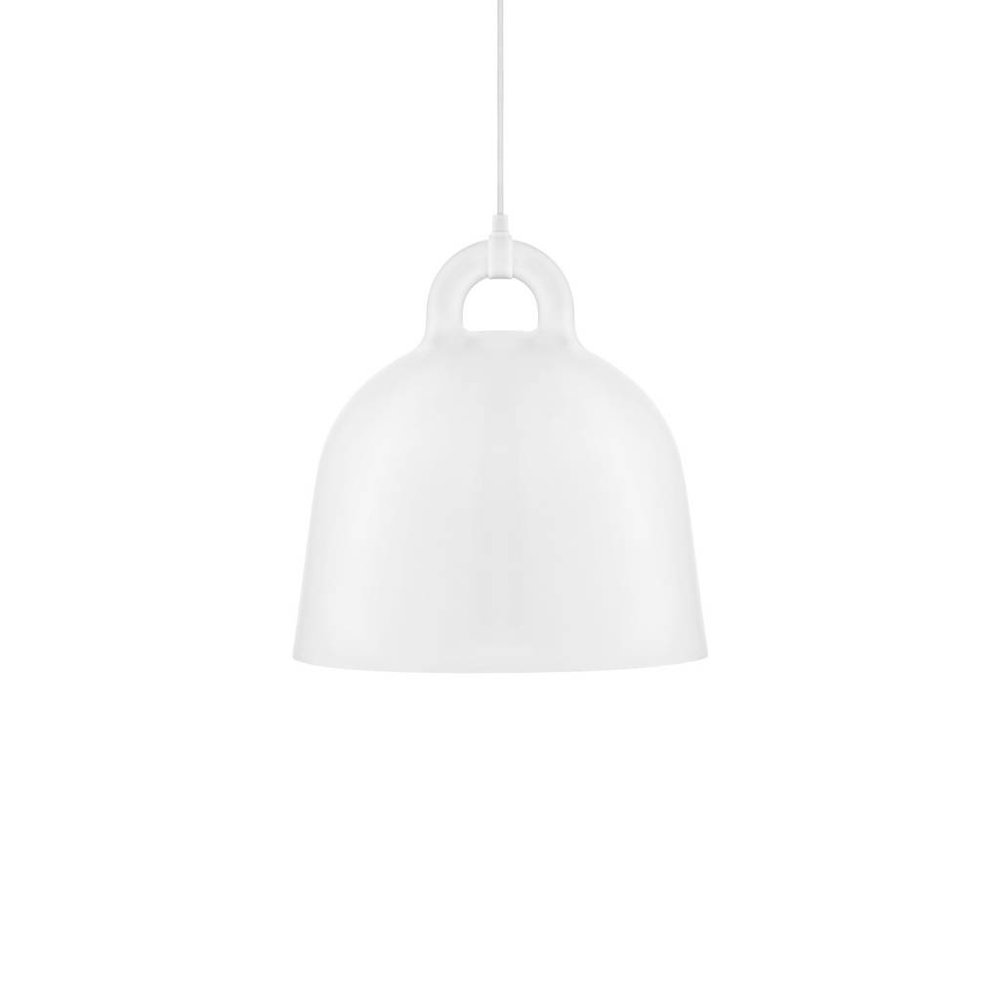 Normann Copenhagen Bell Medium hanging lamp white Normann Copenhagen Bell Medium hanging lamp white