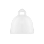 Normann Copenhagen Campana de luz blanca colgante grande Normann Copenhagen Campana de luz blanca colgante grande