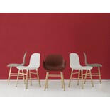 Normann Copenhagen Formar roble gris Sillón