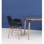 Normann Copenhagen Modulo Poltrona rovere blu Normann Copenhagen Modulo Poltrona rovere blu