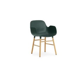 Normann Copenhagen Form Armchair stoel eiken groen Normann Copenhagen Form Armchair stoel eiken groen