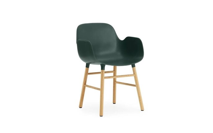 Normann Copenhagen verde roble forma Sillón