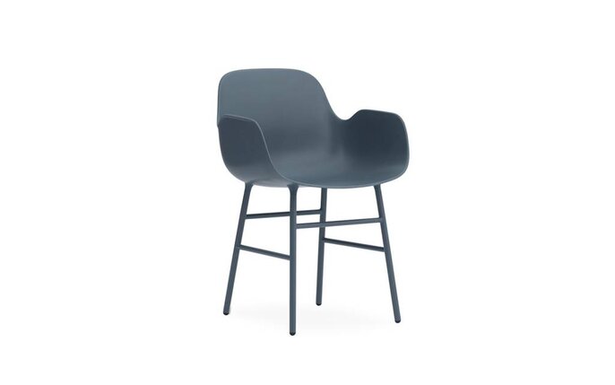 Normann Copenhagen Form Armchair steel blue