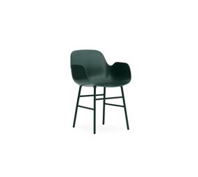 Normann Copenhagen Form Armchair stoel staal groen Normann Copenhagen Form Armchair stoel staal groen