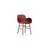 Normann Copenhagen Form Sessel rot Stahl Stuhl Normann Copenhagen Form Sessel rot Stahl Stuhl