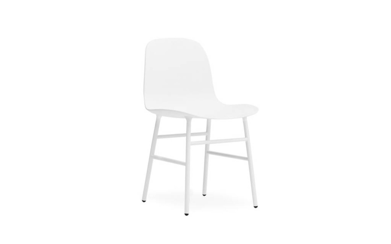 Normann Copenhagen Form Chair stoel staal wit Normann Copenhagen Form Chair stoel staal wit