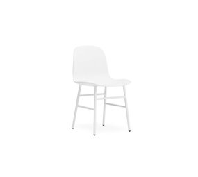Normann Copenhagen Form stolsetet stål hvit Normann Copenhagen Form stolsetet stål hvit