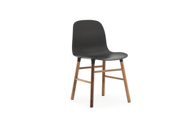 Normann Copenhagen Silla forma de silla de nogal negro