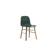 Normann Copenhagen Form Chair walnoot stoel groen