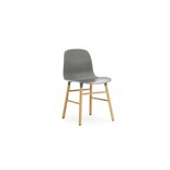 Normann Copenhagen Silla forma de silla roble gris