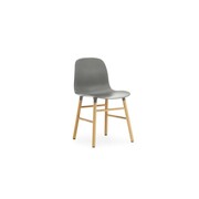 Normann Copenhagen Form Stuhl Eiche Stuhl grau