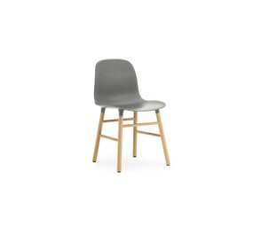 Normann Copenhagen Form Stuhl Eiche Stuhl grau