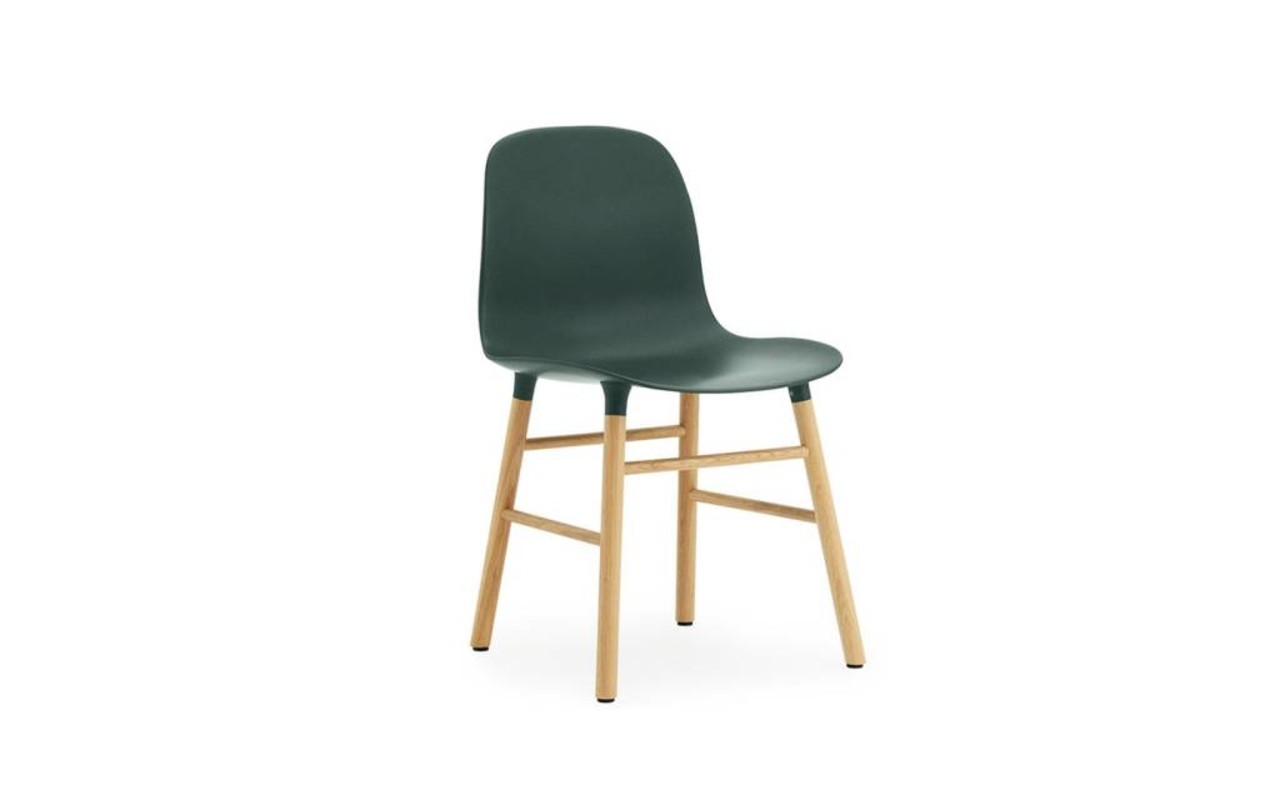 Normann Copenhagen Form Chair eg stol grøn