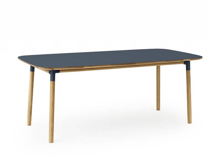 Normann Copenhagen Form table oak blue