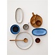 Bloomingville Sandrine schaal blauw Bloomingville Sandrine schaal blauw