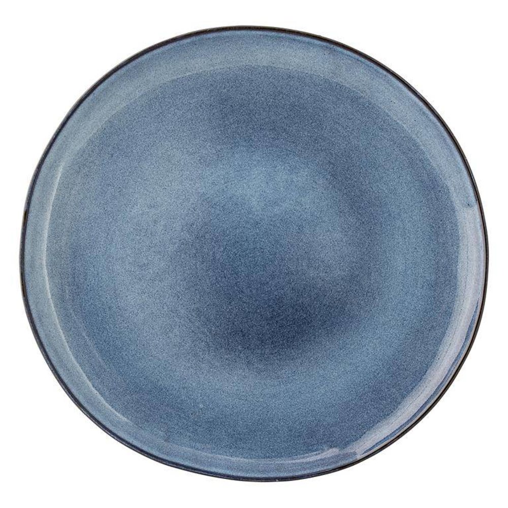 Bloomingville Sandrine bord blauw Bloomingville Sandrine bord blauw