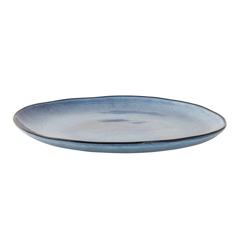 Bloomingville Sandrine bord blauw Bloomingville Sandrine bord blauw
