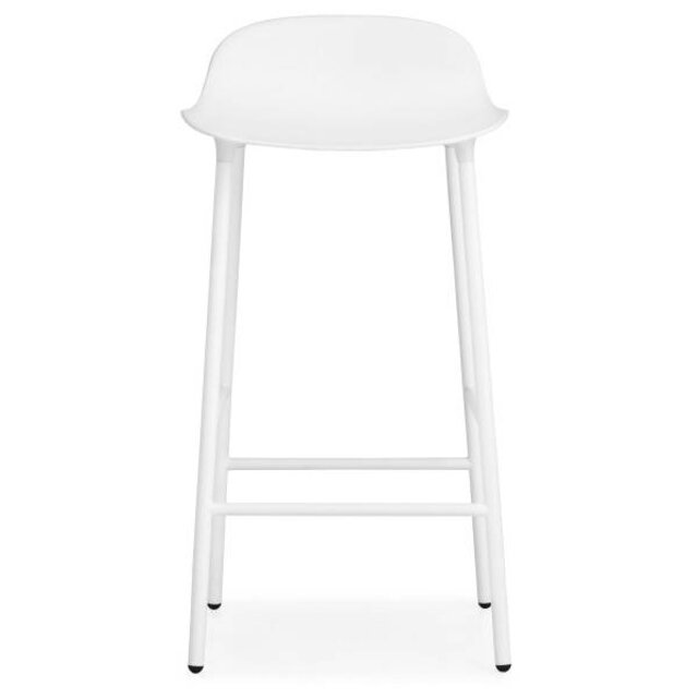 Normann Copenhagen Form Barstoel stål hvid