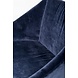 Bloomingville Elegant fauteuil blauw velours Bloomingville Elegant fauteuil blauw velours