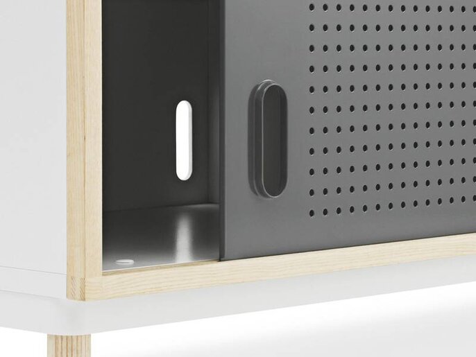 Normann Copenhagen Kabino kommode med skuffer grå