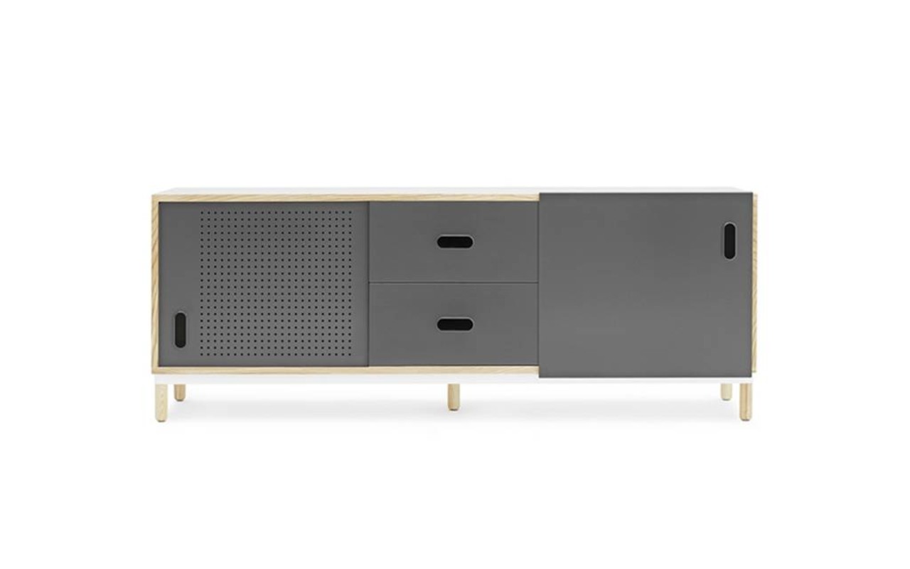 Normann Copenhagen Kabino dressoir met lades grijs