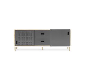 Normann Copenhagen Kabino dressoir met lades grijs Normann Copenhagen Kabino dressoir met lades grijs