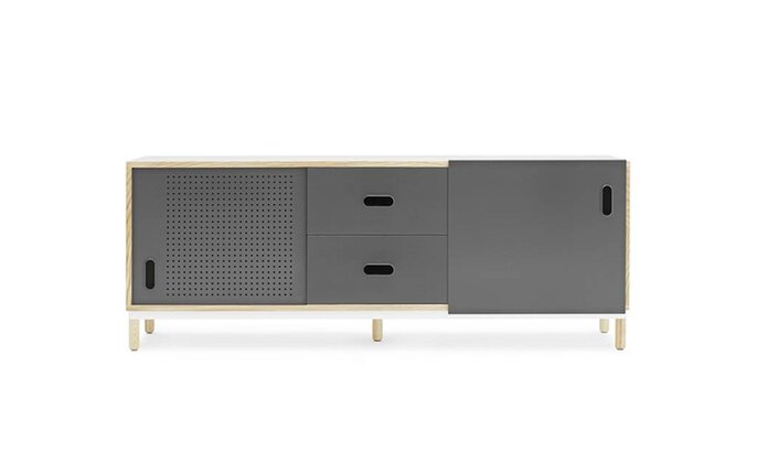 Normann Copenhagen Kabino Kommode mit Schubladen grau Normann Copenhagen Kabino Kommode mit Schubladen grau