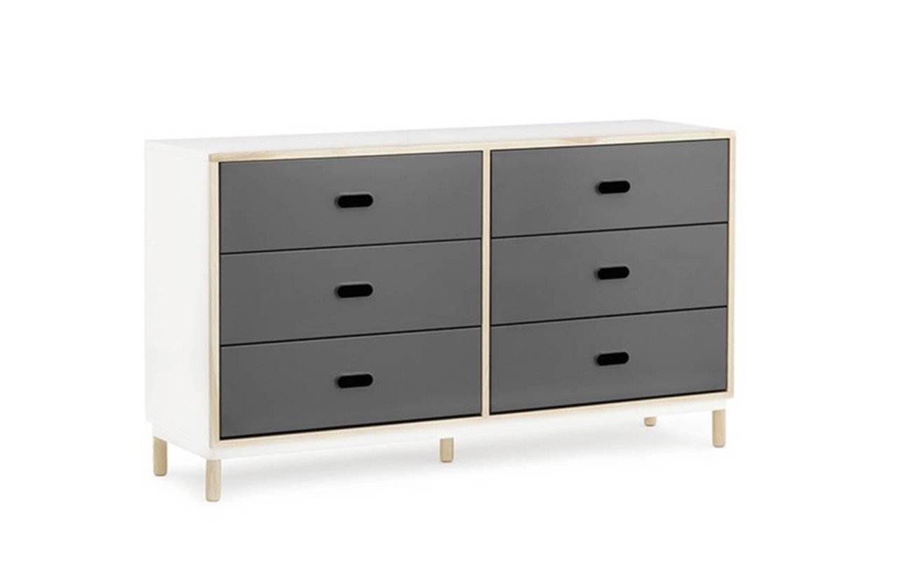 Normann Copenhagen Kabino kast met 6 lades grijs Normann Copenhagen Kabino kast met 6 lades grijs