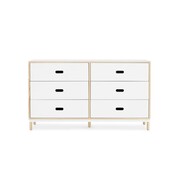 Normann Copenhagen Kabino armoire avec 6 tiroirs blanc