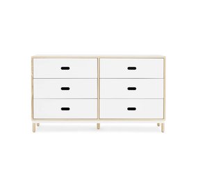Normann Copenhagen Kabino Schrank mit 6 Schubladen weiß