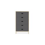 Normann Copenhagen Kabino Schrank mit 5 Schubladen grau Normann Copenhagen Kabino Schrank mit 5 Schubladen grau