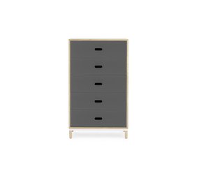 Normann Copenhagen Kabino skap med 5 skuffer grå Normann Copenhagen Kabino skap med 5 skuffer grå