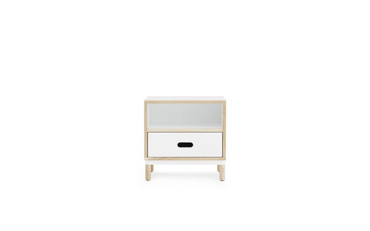 Normann Copenhagen comodino Kabino con cassetto bianco Normann Copenhagen comodino Kabino con cassetto bianco