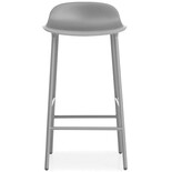 Normann Copenhagen Form Barstoel steel gray Normann Copenhagen Form Barstoel steel gray