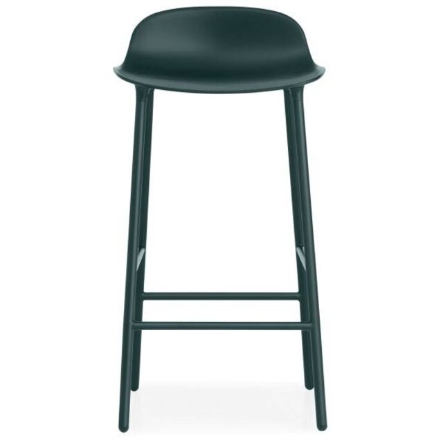 Normann Copenhagen Form Barstoel stål grøn