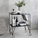 House Doctor Use trolley zwart metaal House Doctor Use trolley zwart metaal
