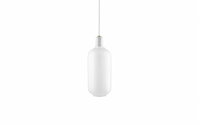 Normann Copenhagen AMP luz blanca colgante grande
