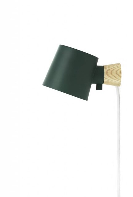 Normann Copenhagen Rise wall lamp petrol green