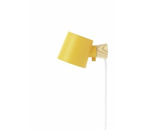 Normann Copenhagen Rise vegg lampe gul Normann Copenhagen Rise vegg lampe gul