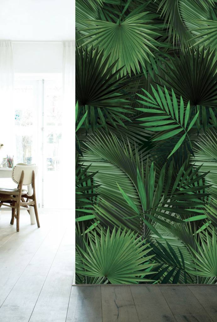 Carta Da Parati Palme.Kek Amsterdam Palm Botanic Wallpaper Living And Co