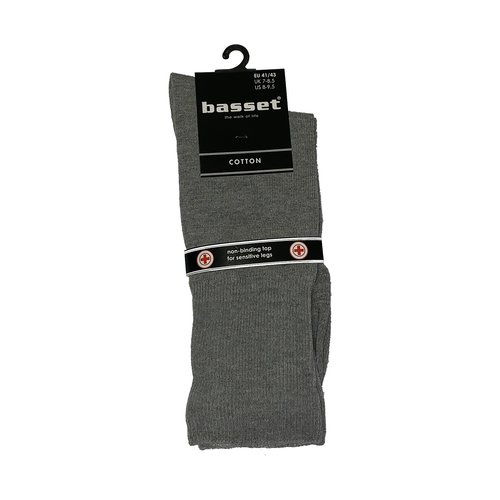 Basset Herensok Basset katoen met boord zonder elastiek Basset Herensok Basset katoen met boord zonder elastiek