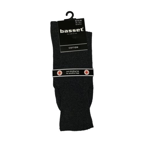 Basset Herensok Basset katoen met boord zonder elastiek Basset Herensok Basset katoen met boord zonder elastiek
