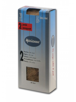 Marianne Panty Marianne Mousse 20 denier (2-pack)